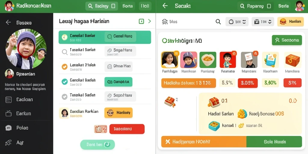Antarmuka pengguna yang sederhana dan ramah pengguna.