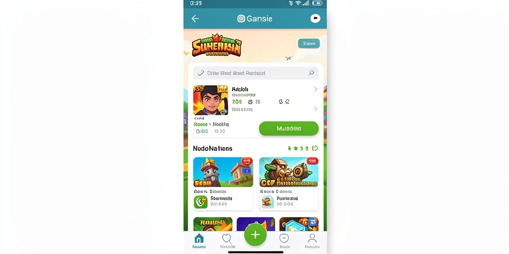 Screenshot aksi seru dalam permainan.