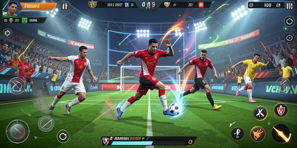 Tangkapan layar menunjukkan mode multiplayer yang seru.
